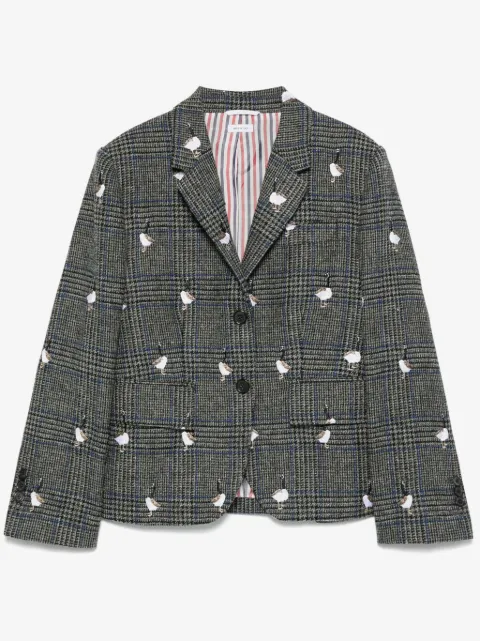 Thom Browne Prince of Wales Hunting tweed blazer