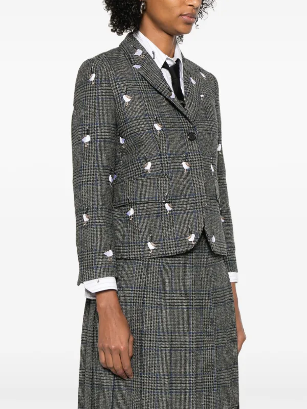 Thom Browne チェック テーラードジャケット Thom Browne チェック テーラードジャケット チェック柄 THOM