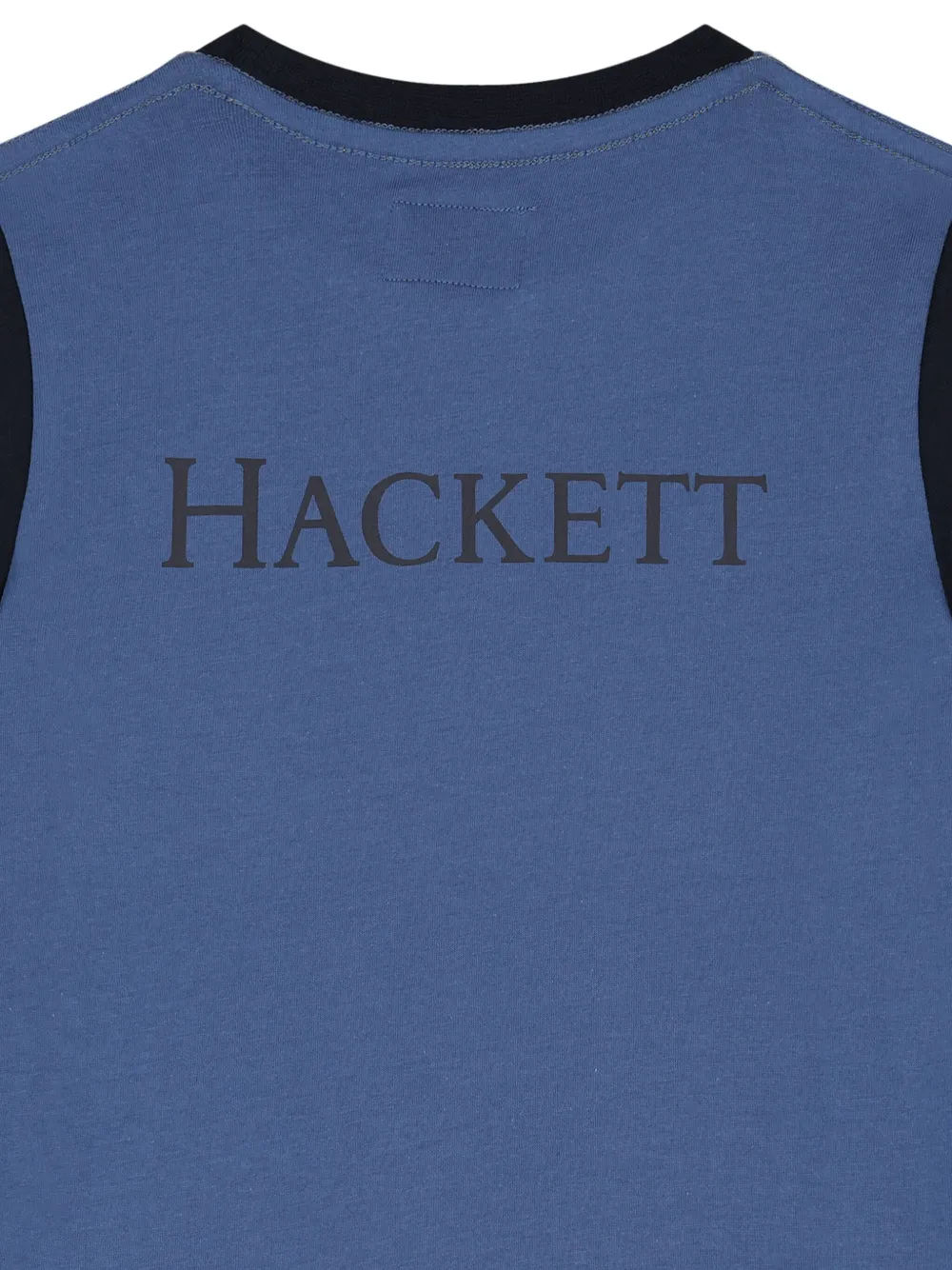 Hackett Kids T-shirt met geborduurd logo Blauw