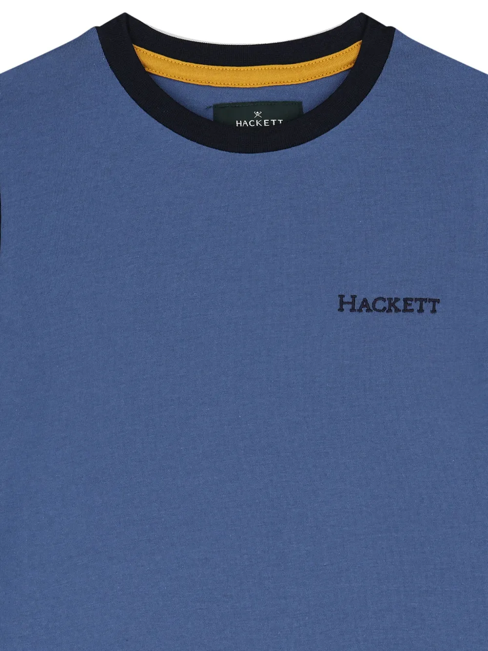 Hackett Kids T-shirt met geborduurd logo Blauw