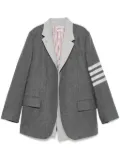 Thom Browne flannel blazer set - Grey