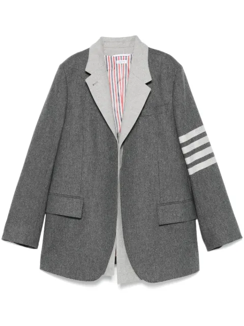 Thom Browne flannel blazer set