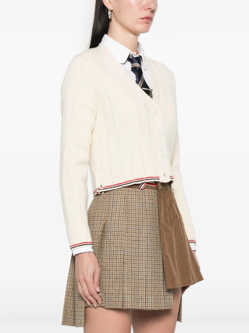 Thom Browne Wollen vest Beige