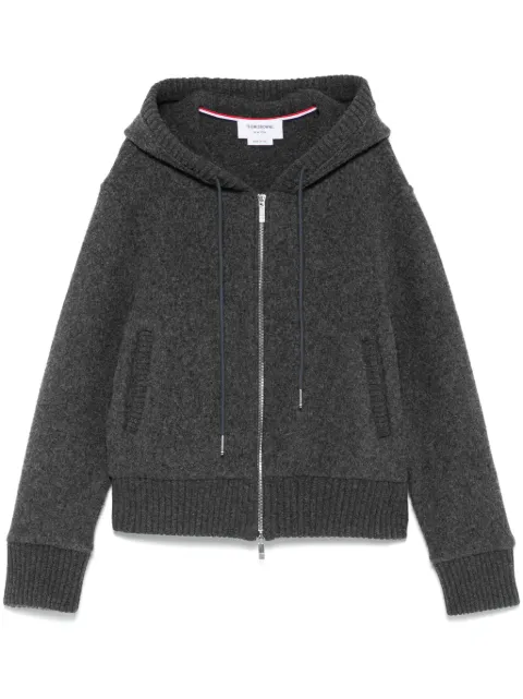 Thom Browne zip-up wool hoodie