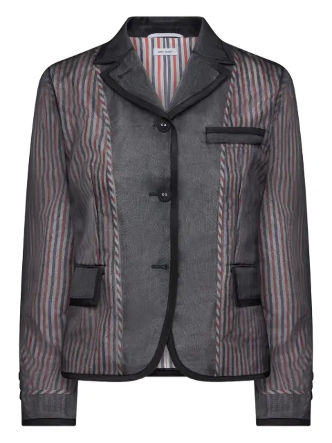 Thom Browne بليزر أورغانزا مخطط