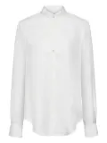 Thom Browne detachable-collar bow shirt - White