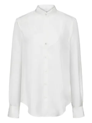 Sacai プリーツディテール シャツ | ホワイト | FARFETCH JP