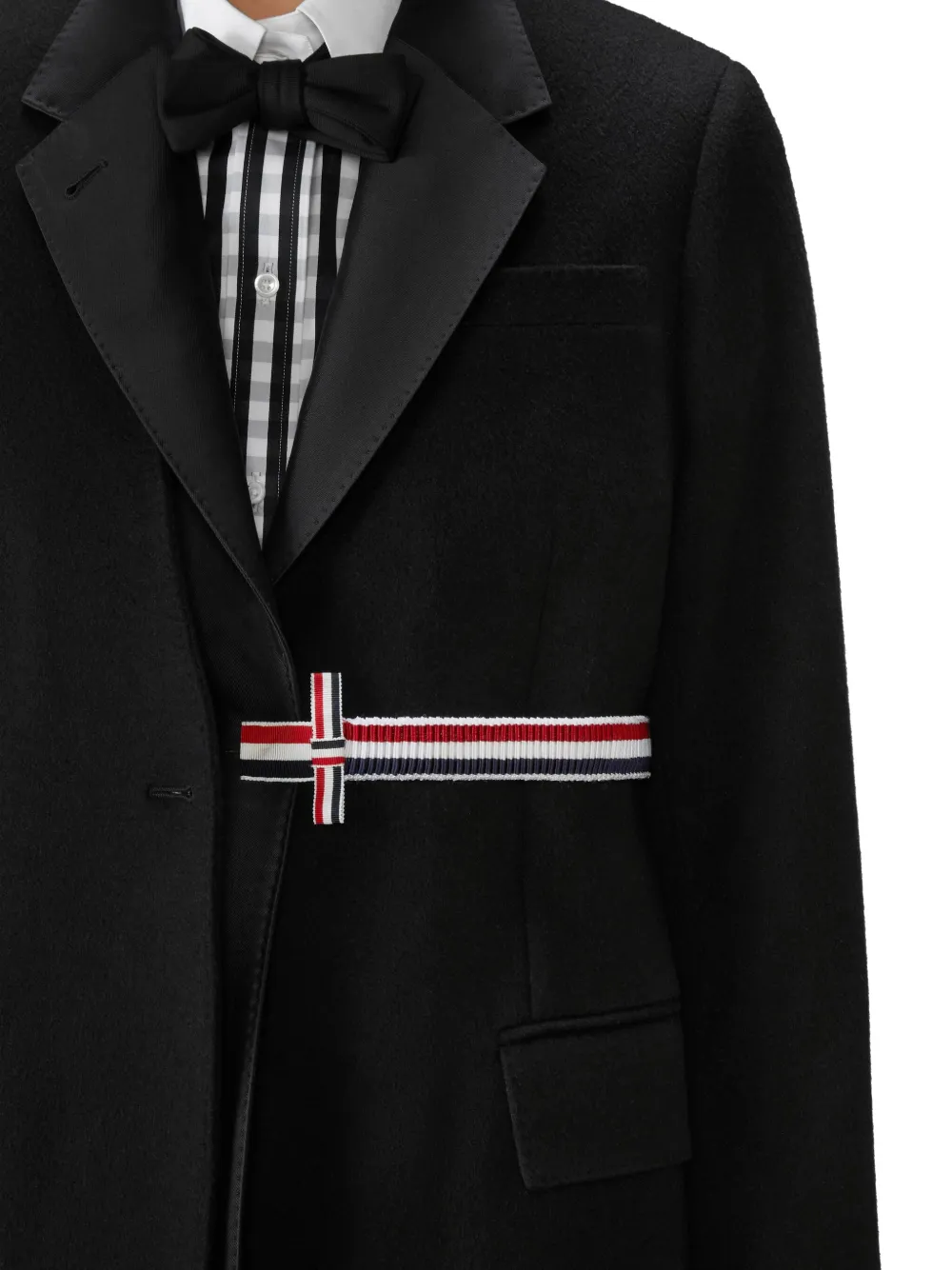 Thom Browne Getailleerd jack Zwart