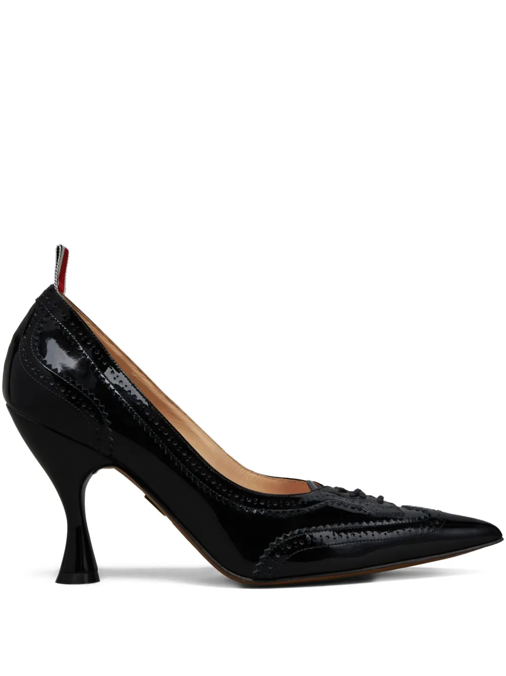 Thom Browne leather pumps Black
