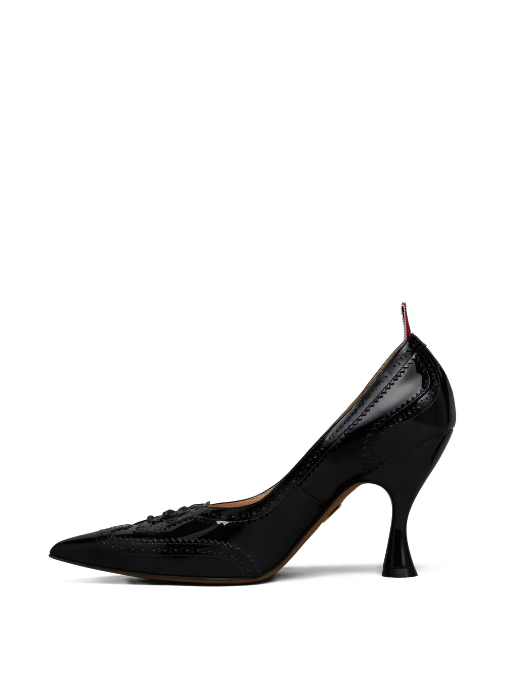 Thom Browne leather pumps Black
