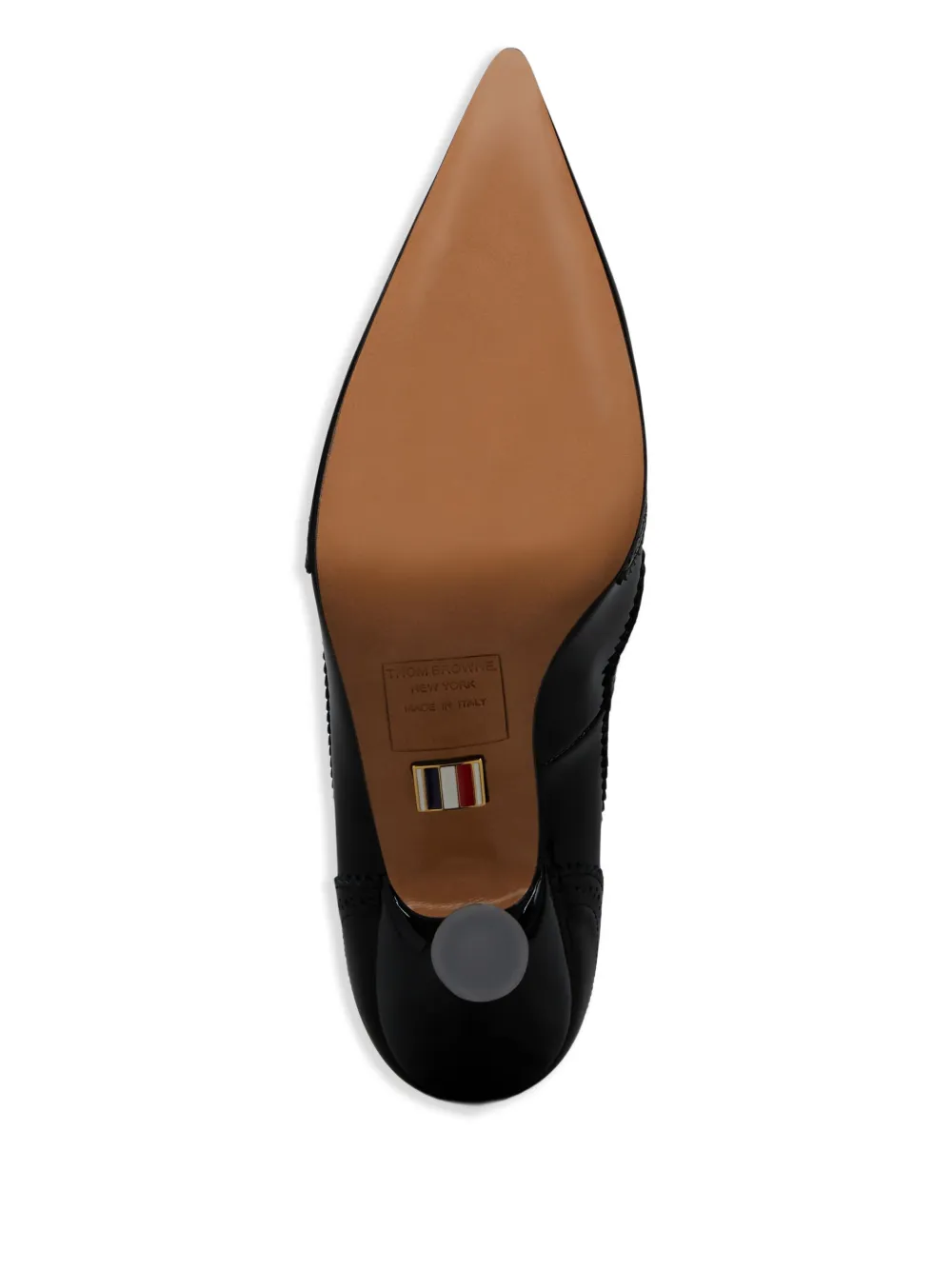 Thom Browne leather pumps Black