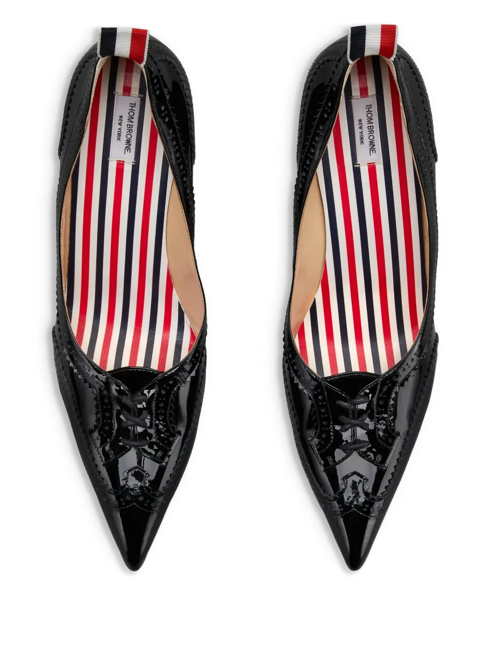 Thom Browne leather pumps Black