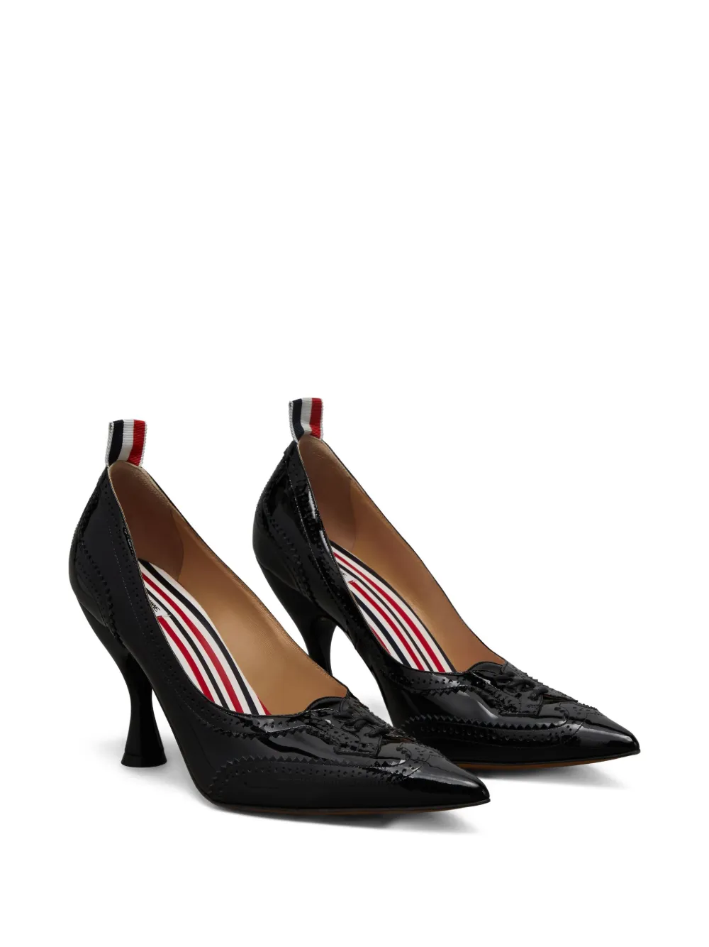 Thom Browne leather pumps Black