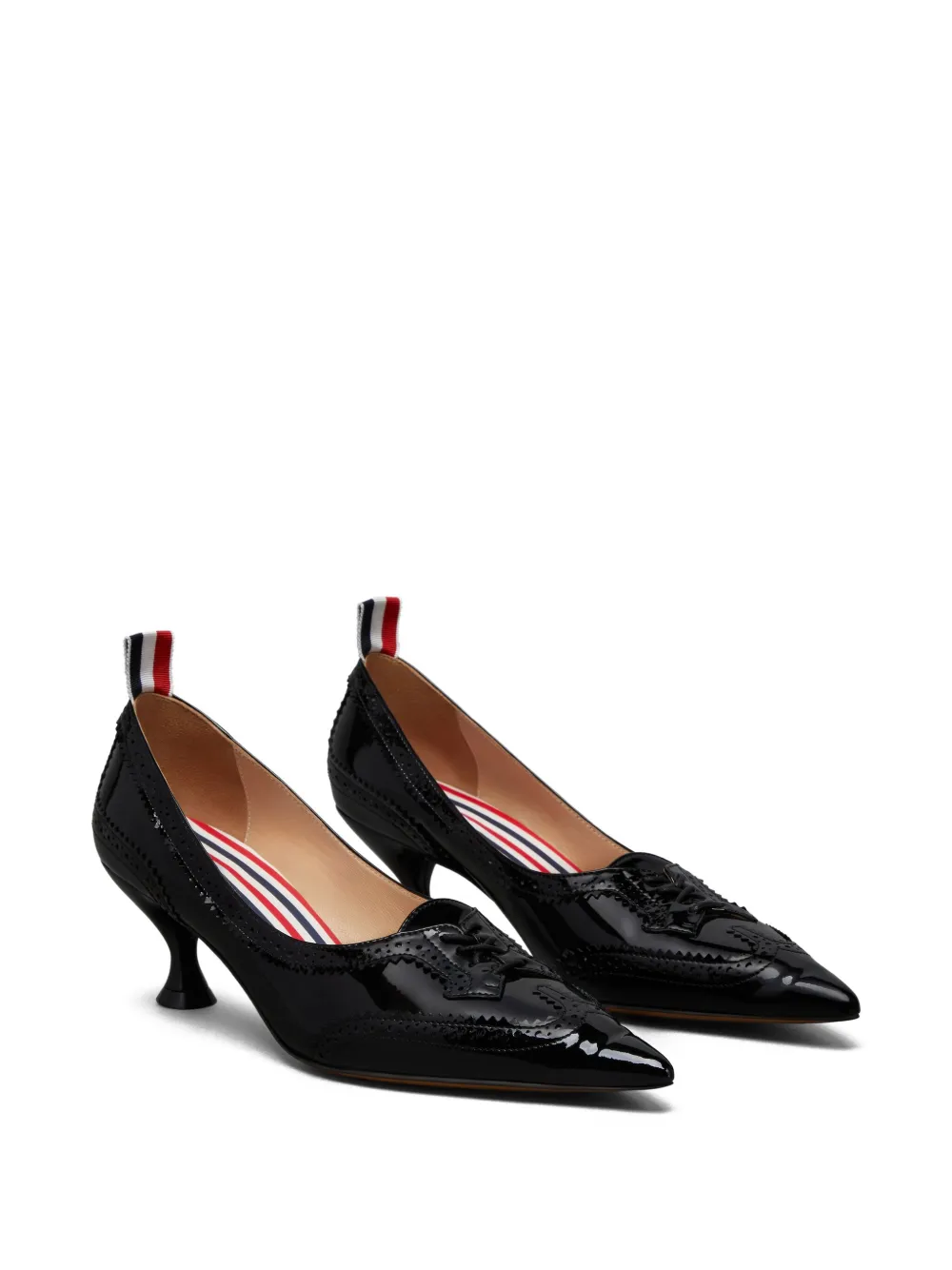 Thom Browne leather pumps Black