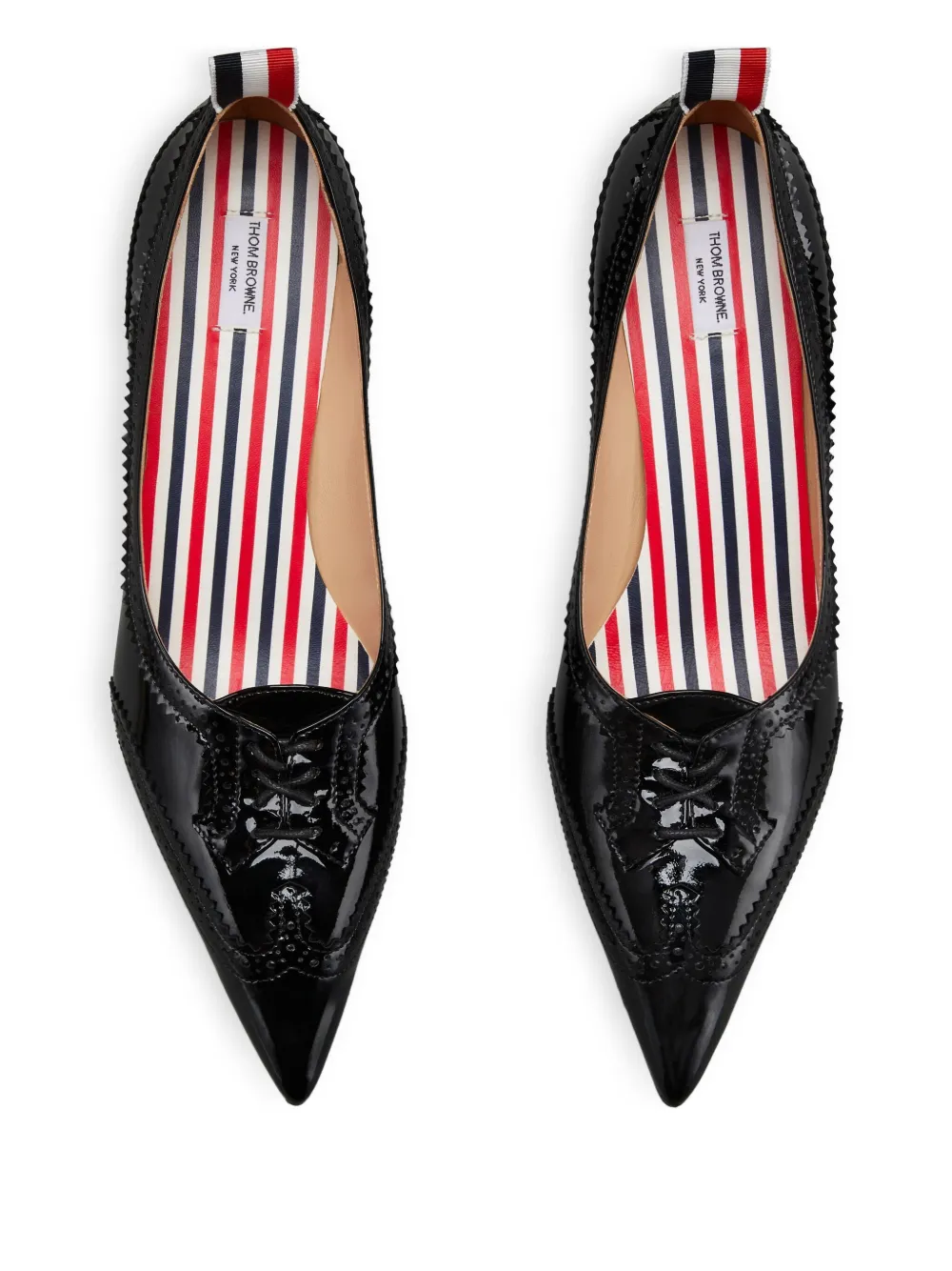 Thom Browne leather pumps Black