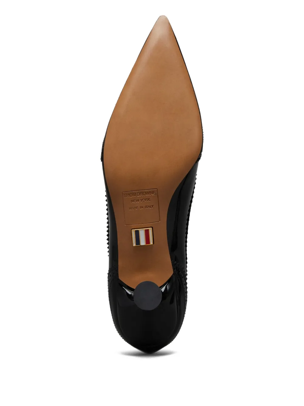 Thom Browne leather pumps Black
