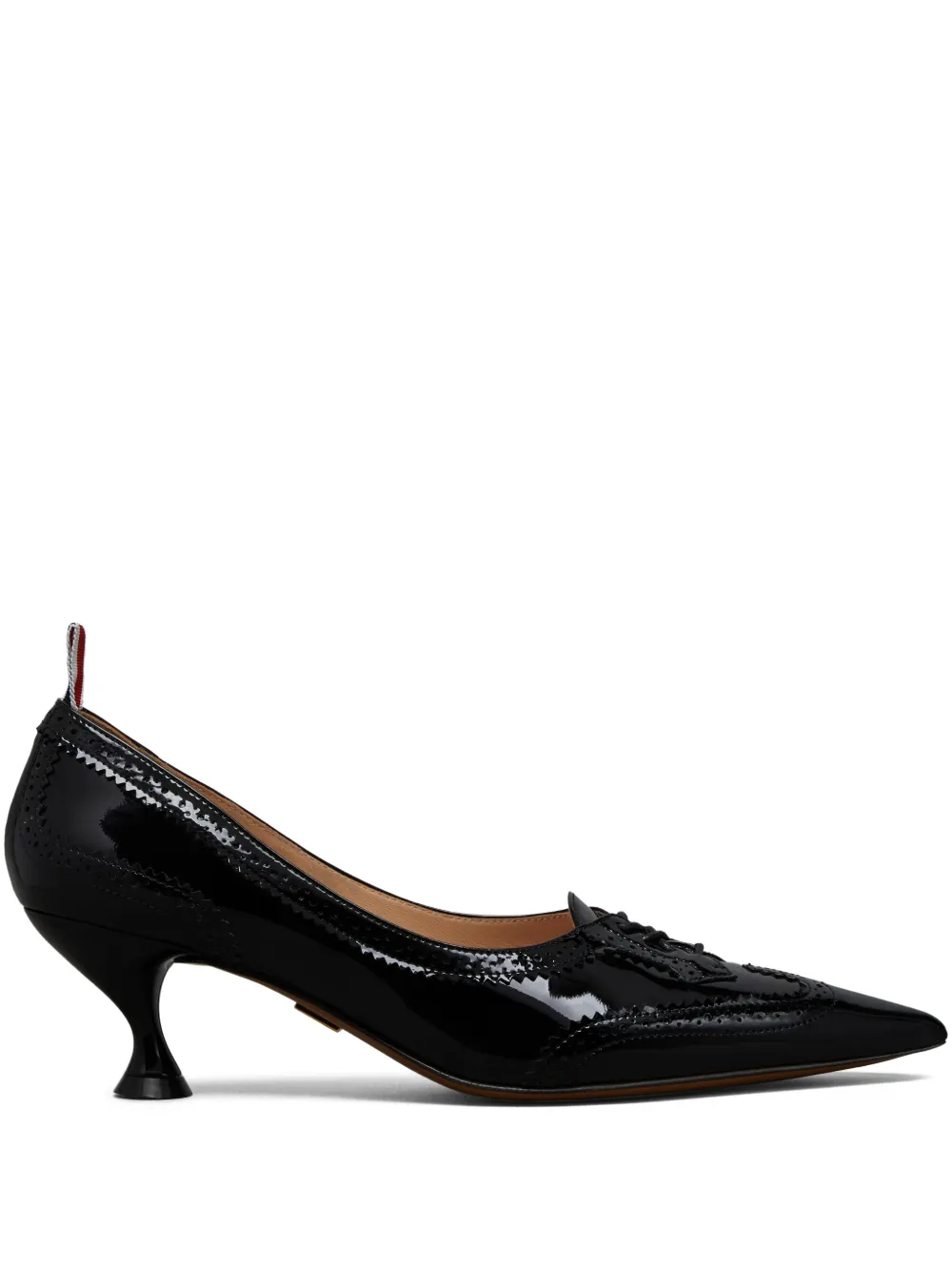 Thom Browne leather pumps Black