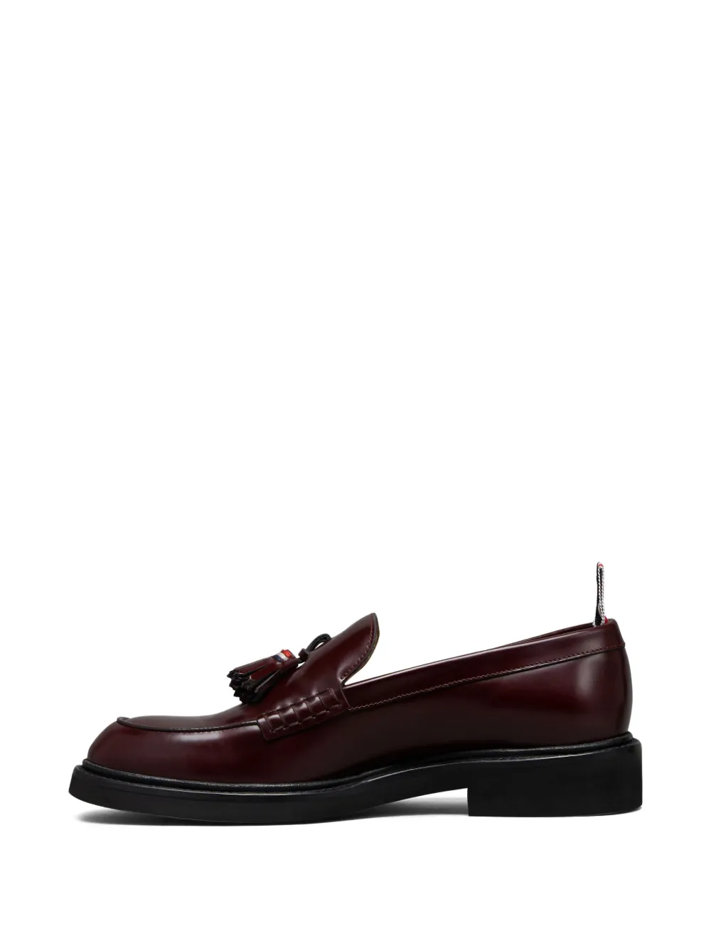 Thom Browne Rwb Tassel-detailed Loafers