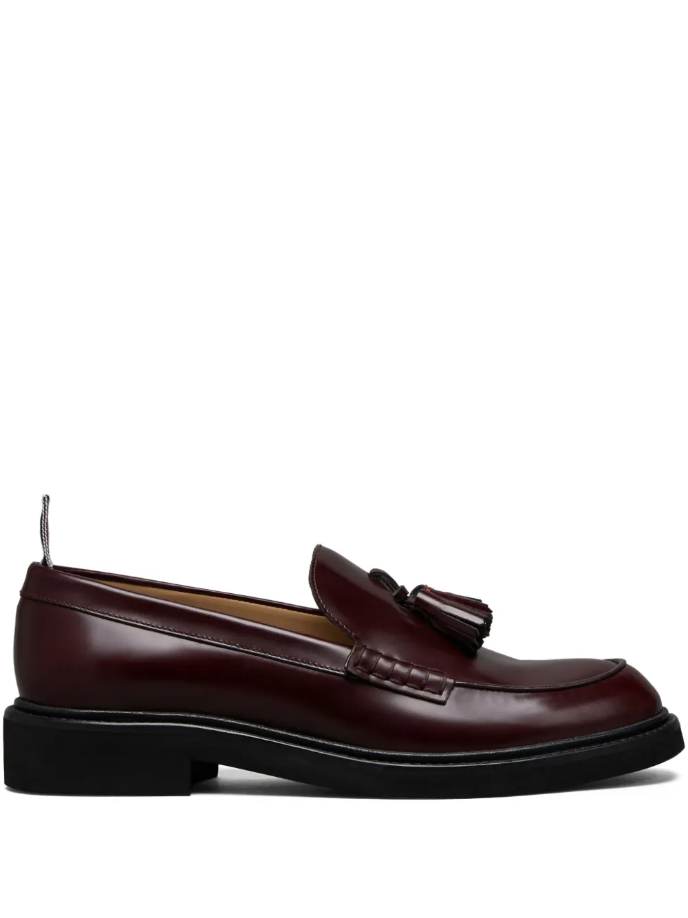 Thom Browne RWB tassel-detailed loafers Red