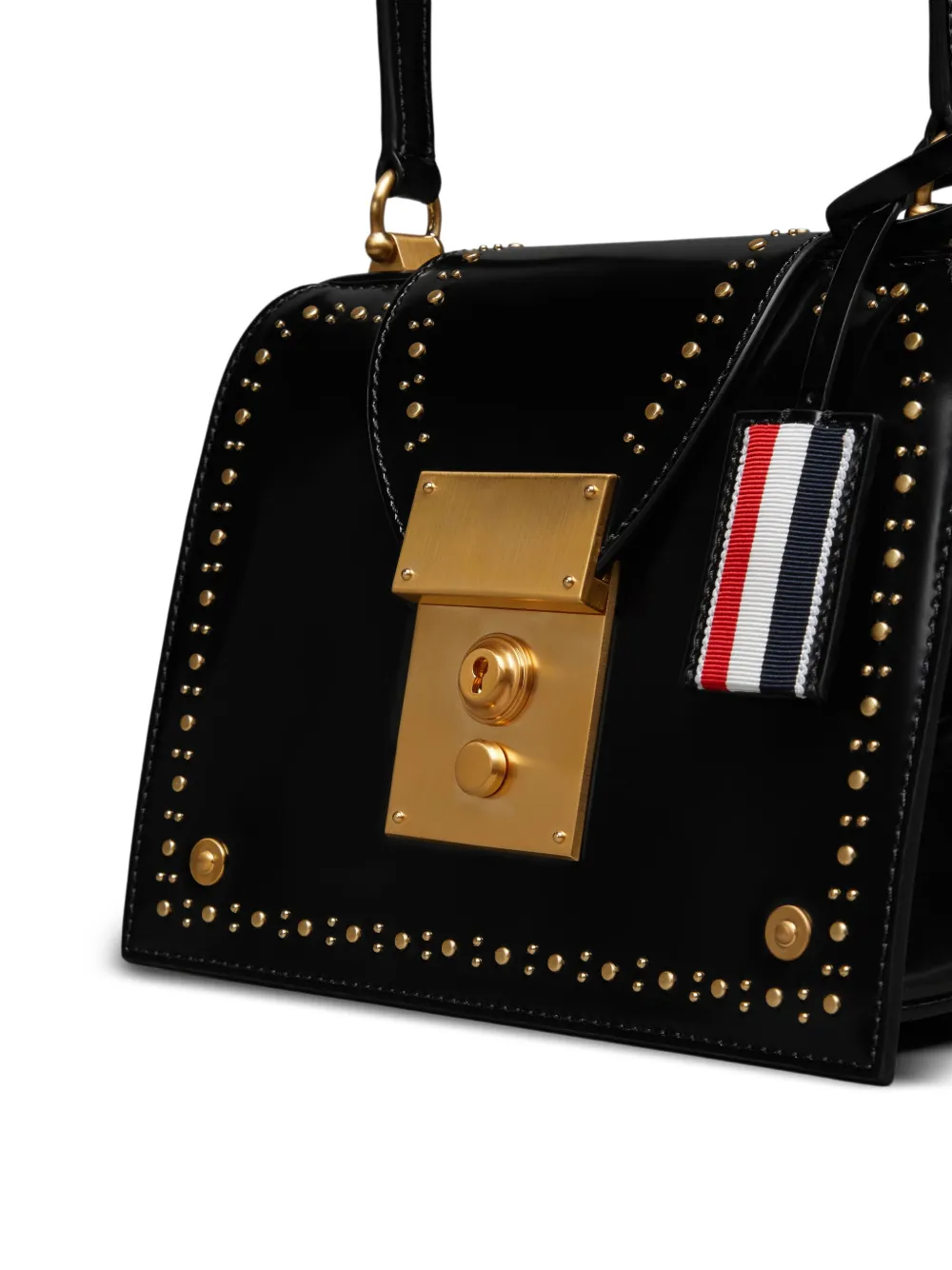 Thom Browne Mrs. Thom Triangle schoudertas Zwart
