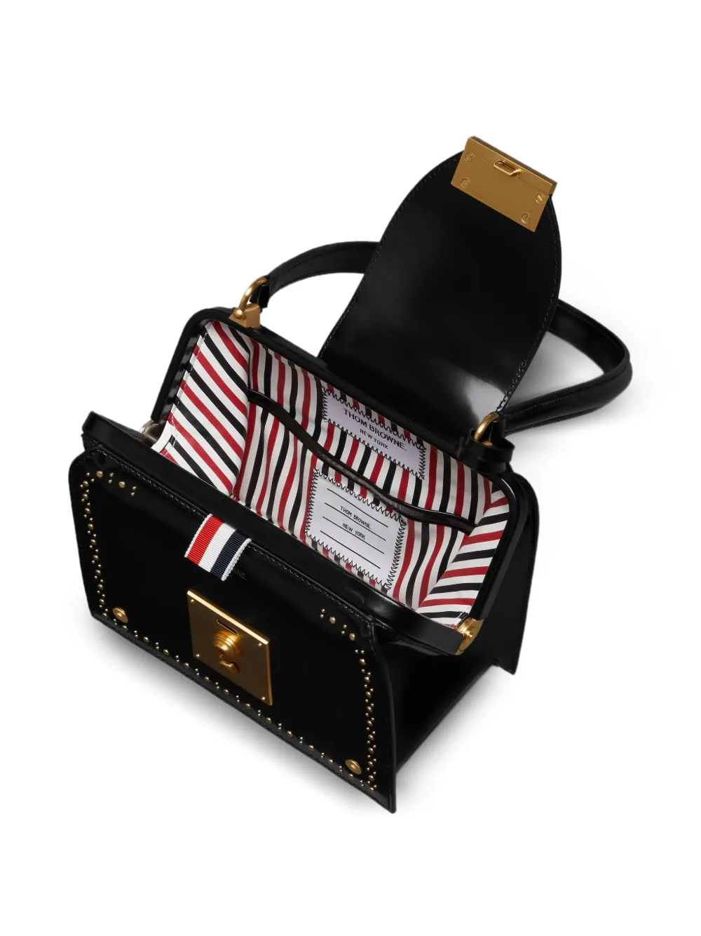 Thom Browne Mrs. Thom Triangle schoudertas Zwart