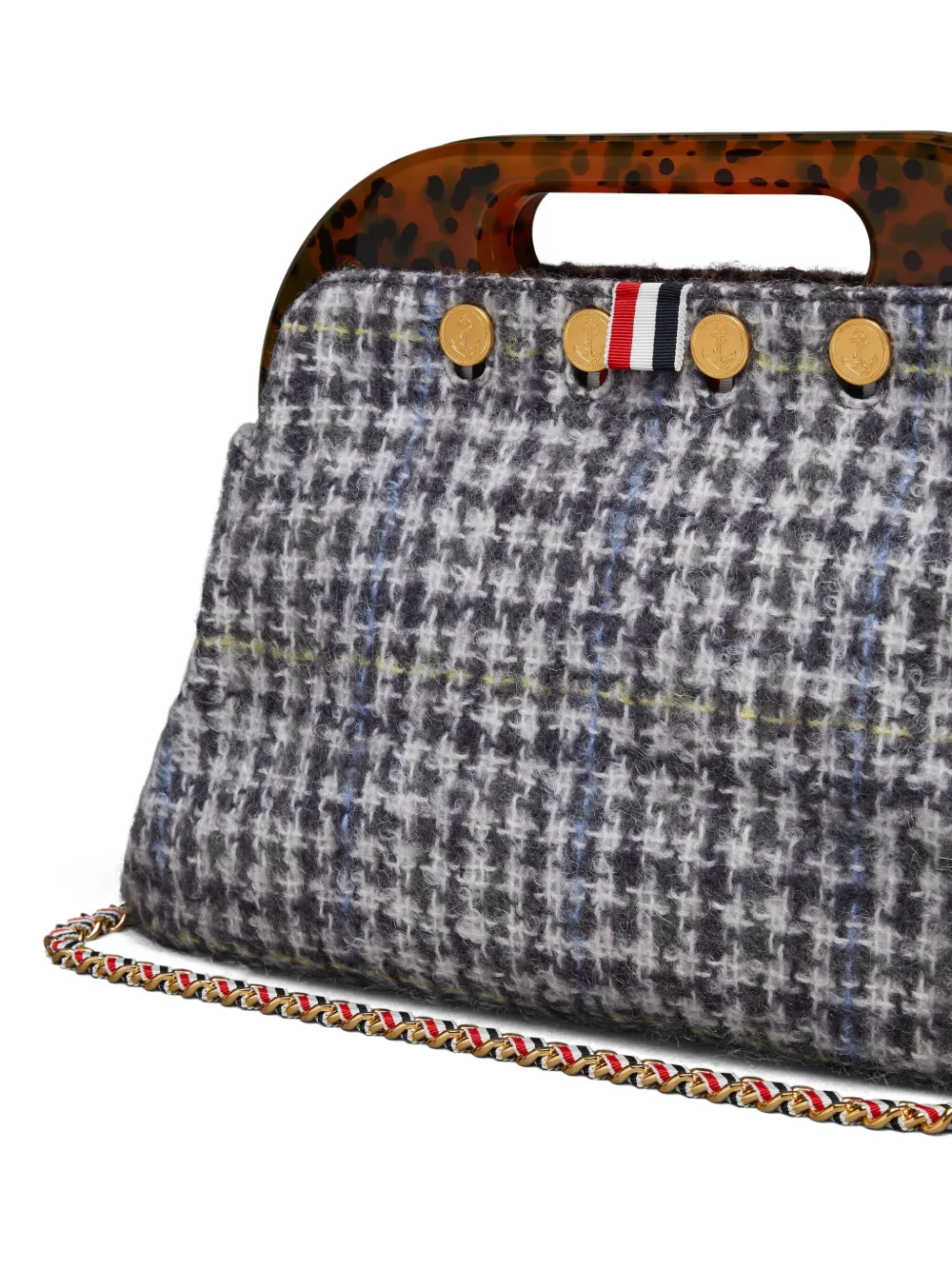 Thom Browne Bermuda medium schoudertas Zwart