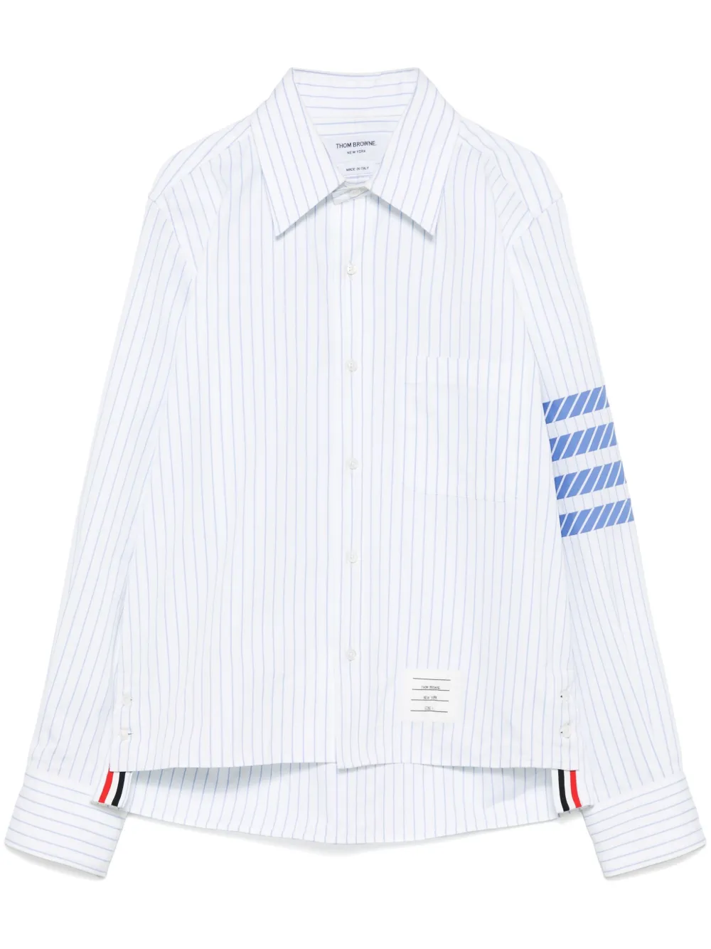 Thom Browne camisa con motivo 4-Bar | blanco | Image 1
