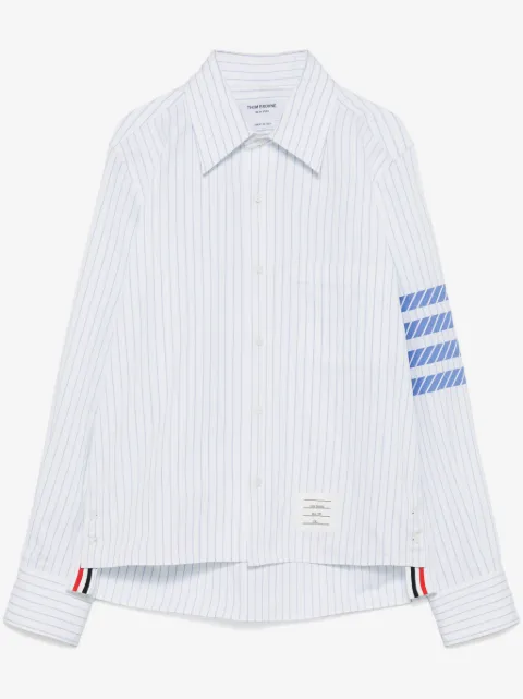 Thom Browne pinstripe poplin 4-Bar shirt