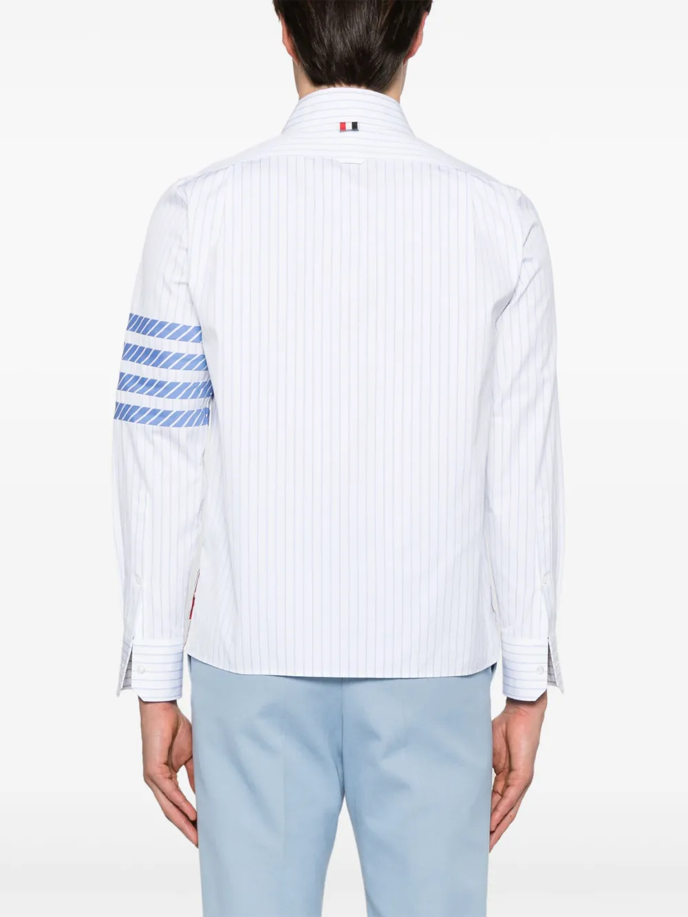Thom Browne Gestreept overhemd Wit