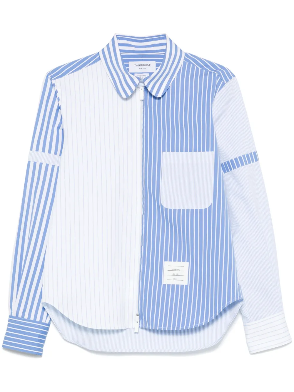 Thom Browne camisa con rayas estampadas | azul | Image 1