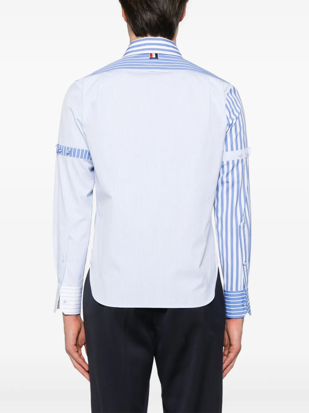 Thom Browne Gestreept overhemd Blauw