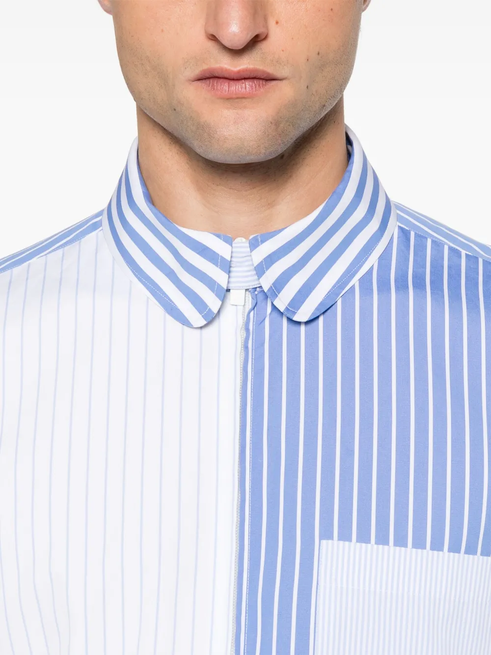Thom Browne Gestreept overhemd Blauw