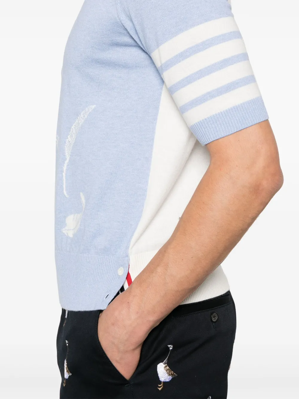 Thom Browne Katoenen poloshirt Blauw