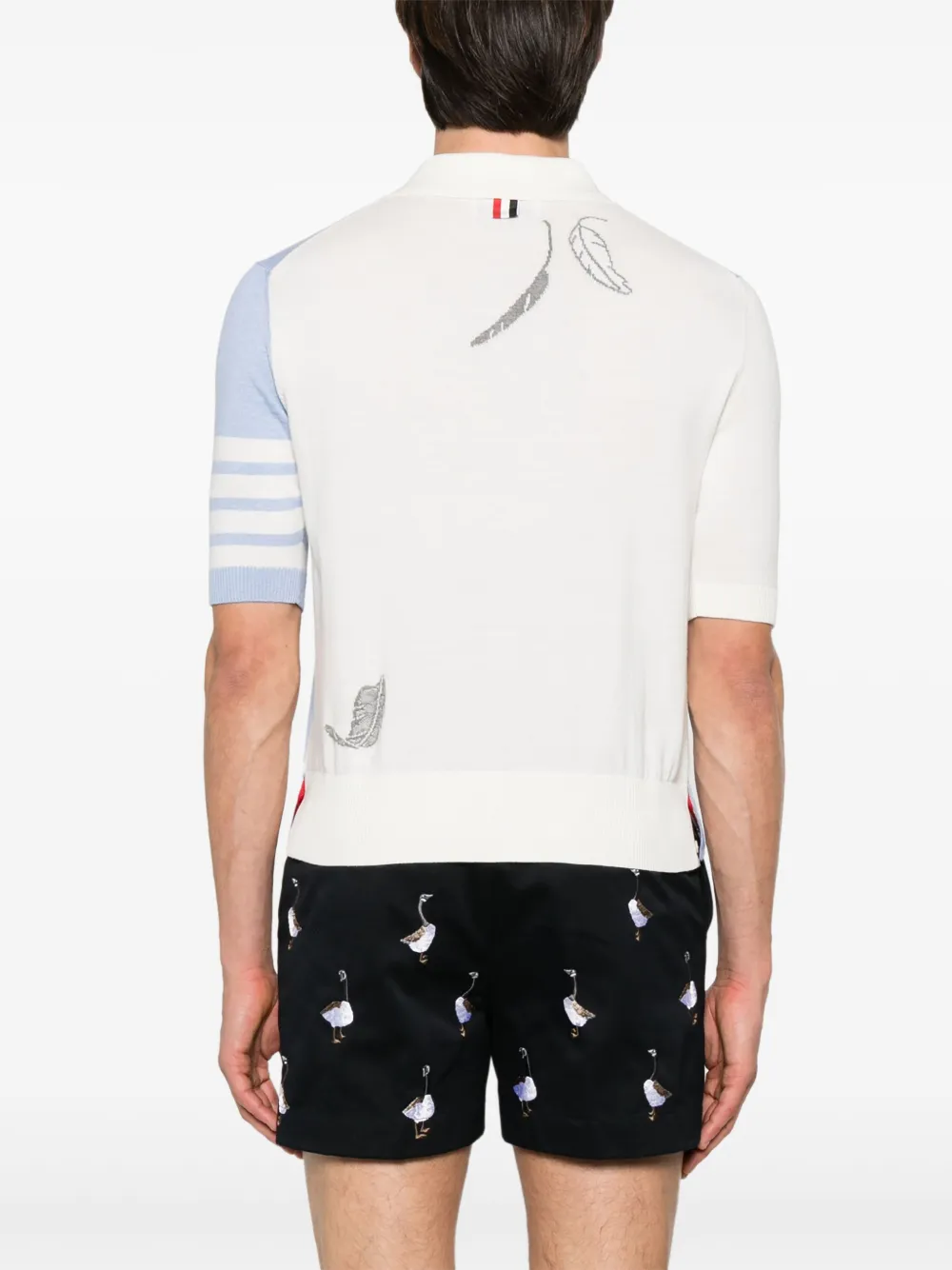 Thom Browne Katoenen poloshirt Blauw