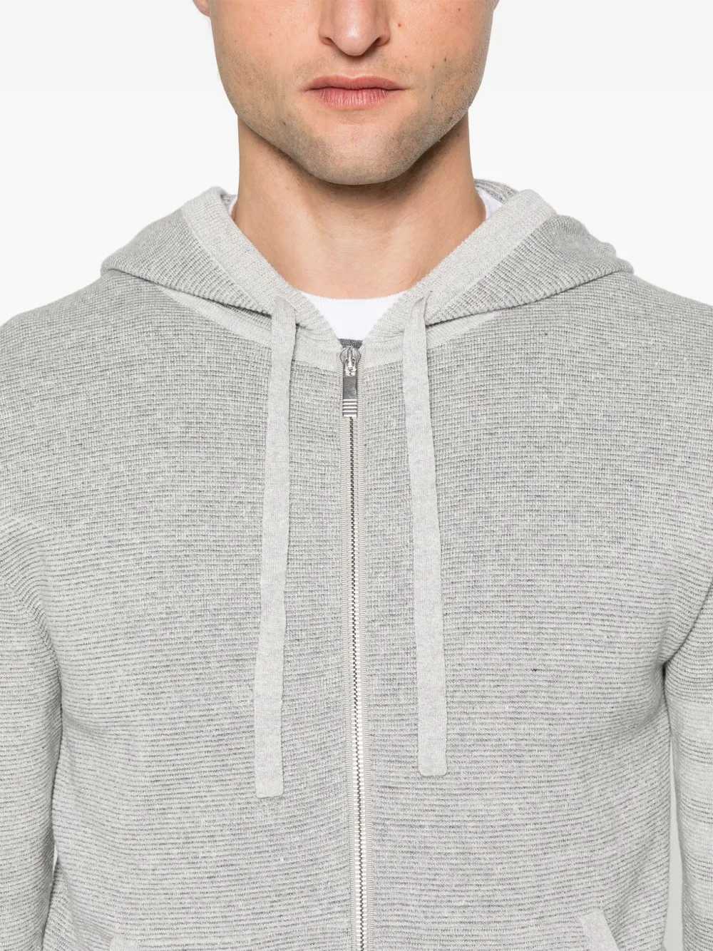 Thom Browne 4-bar Stripe Zip-up Hoodie