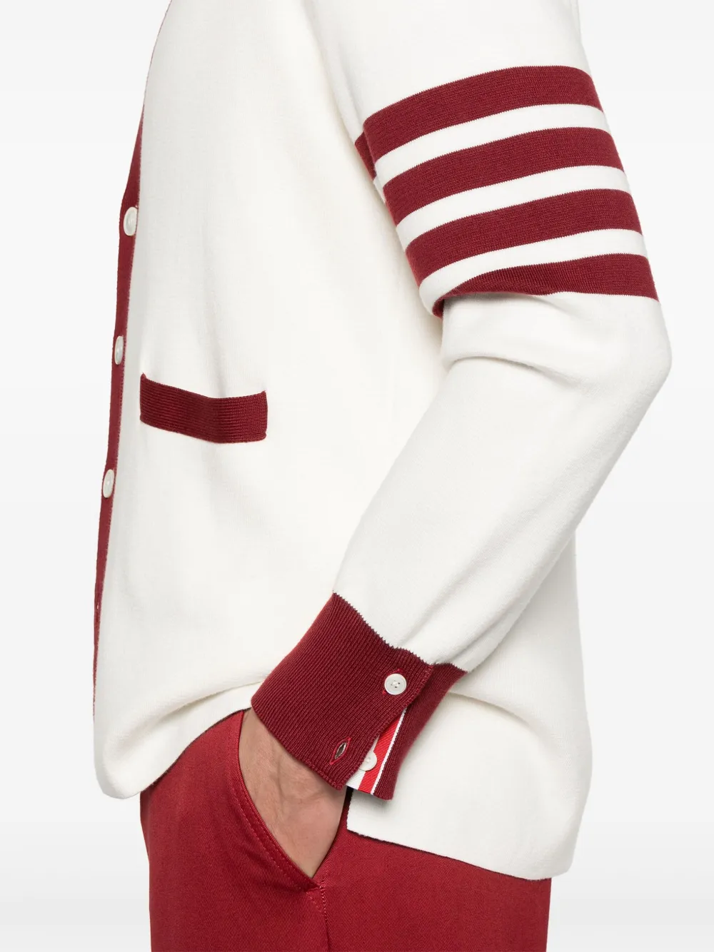 Thom Browne Gestreept vest Wit