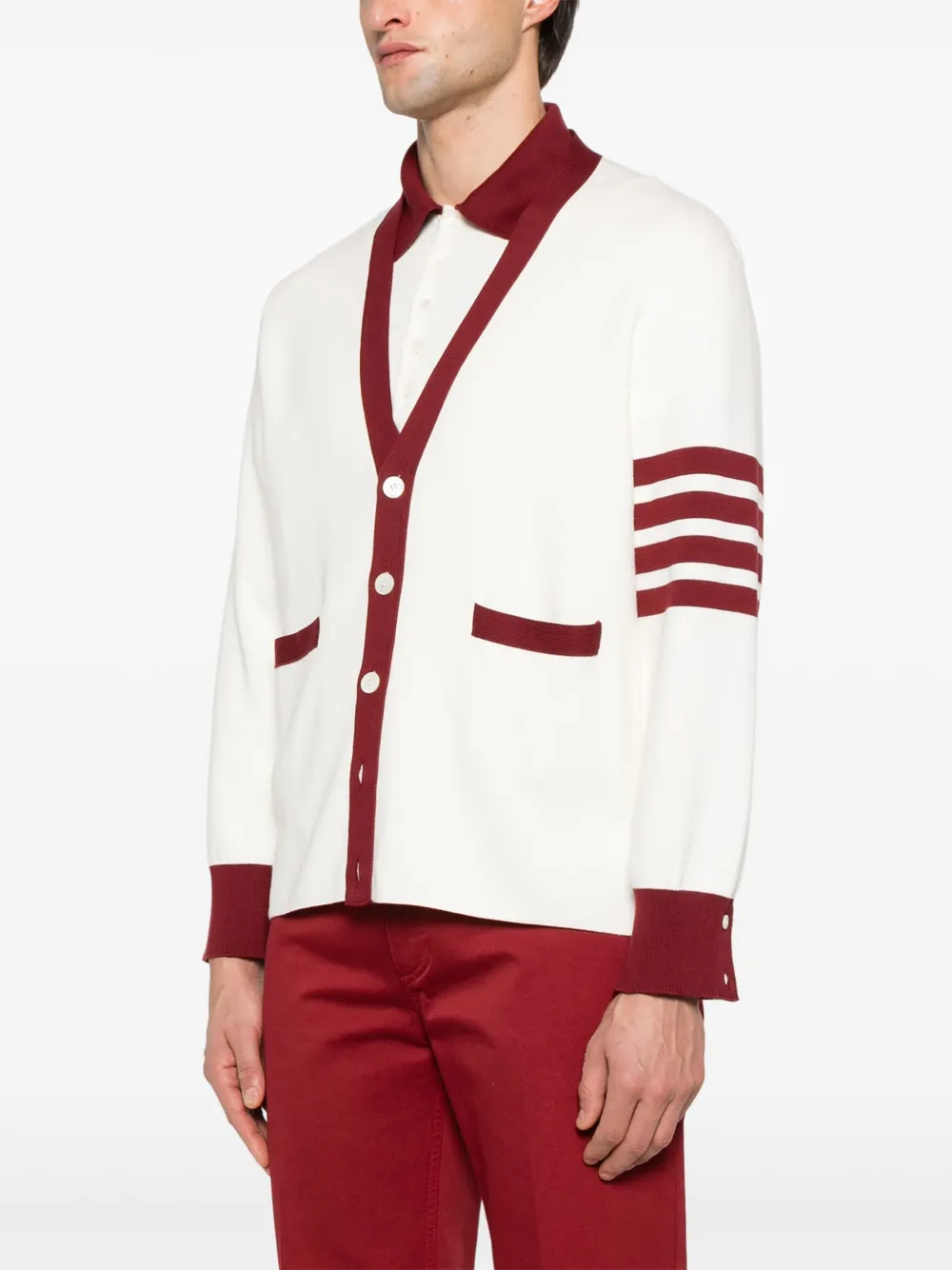 Thom Browne Gestreept vest Wit