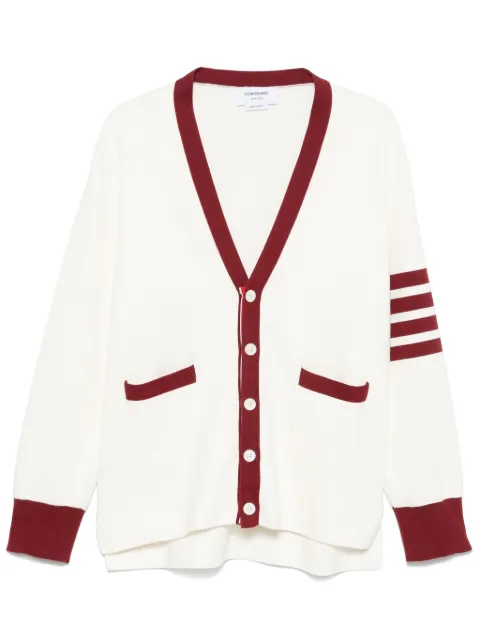 Thom Browne cardigan rayé à 4 bandes signature