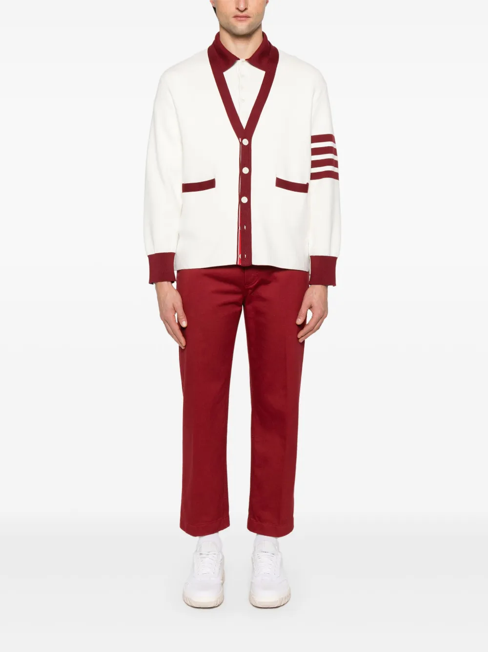 Thom Browne cárdigan con franja 4-Bar | Cárdigans | Image 2