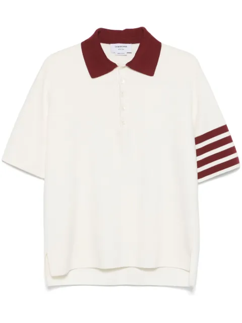 Thom Browne 4-bar striped polo shirt