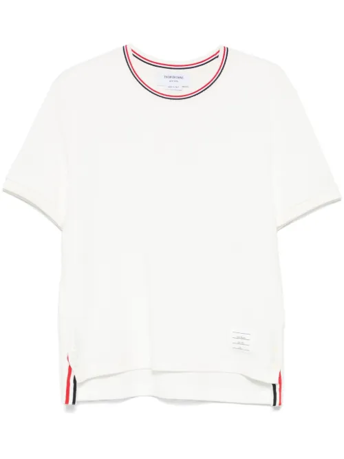 Polo à rayures tricolores - Thom Browne - Modalova
