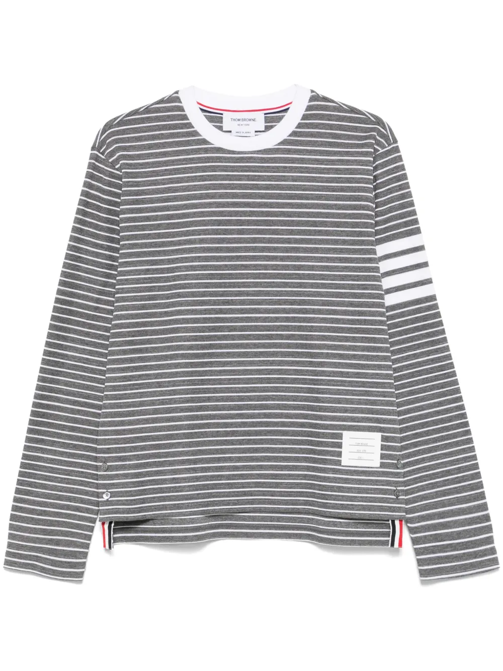 Thom Browne playera con motivo 4-Bar | gris | Image 1