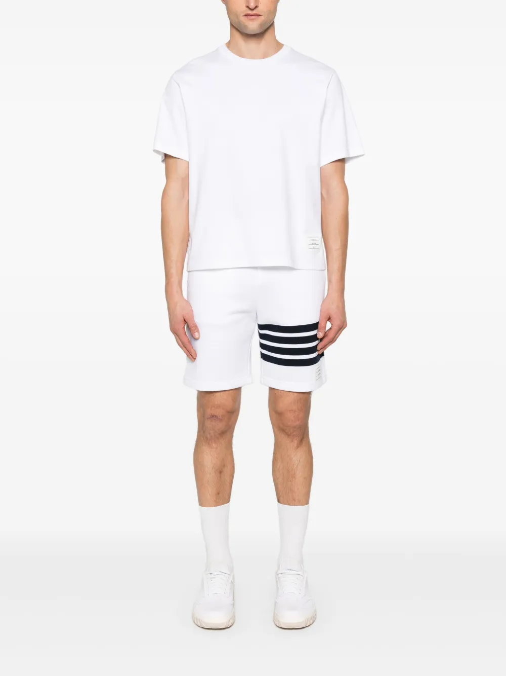 Thom Browne 4-Bar stripe track shorts | Track & Running Shorts | Image 2