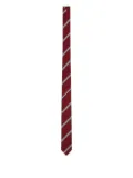 Thom Browne Stripe Mogador tie - Red
