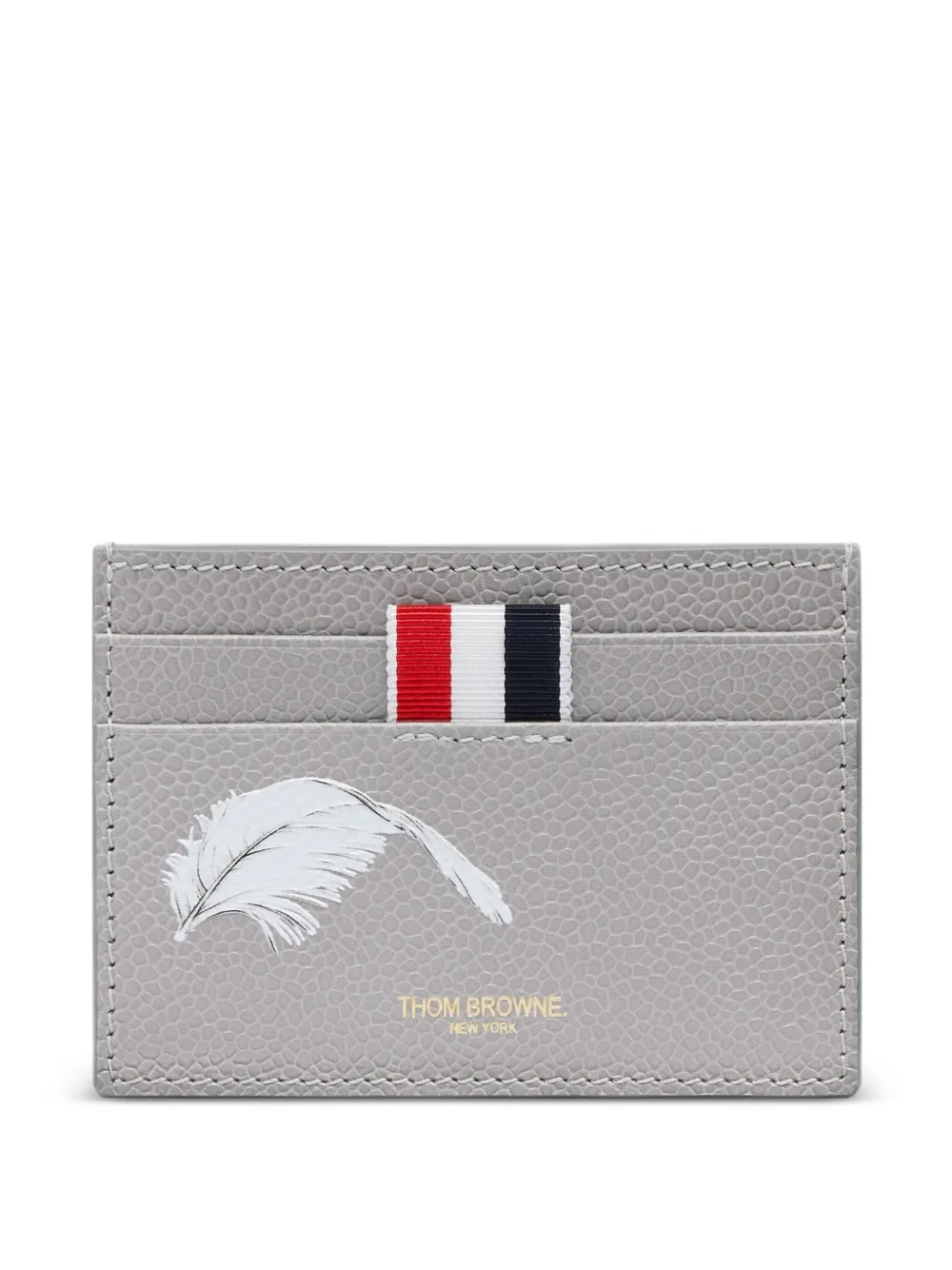 Thom Browne porte-cartes à imprimé graphique | gris | Image 1