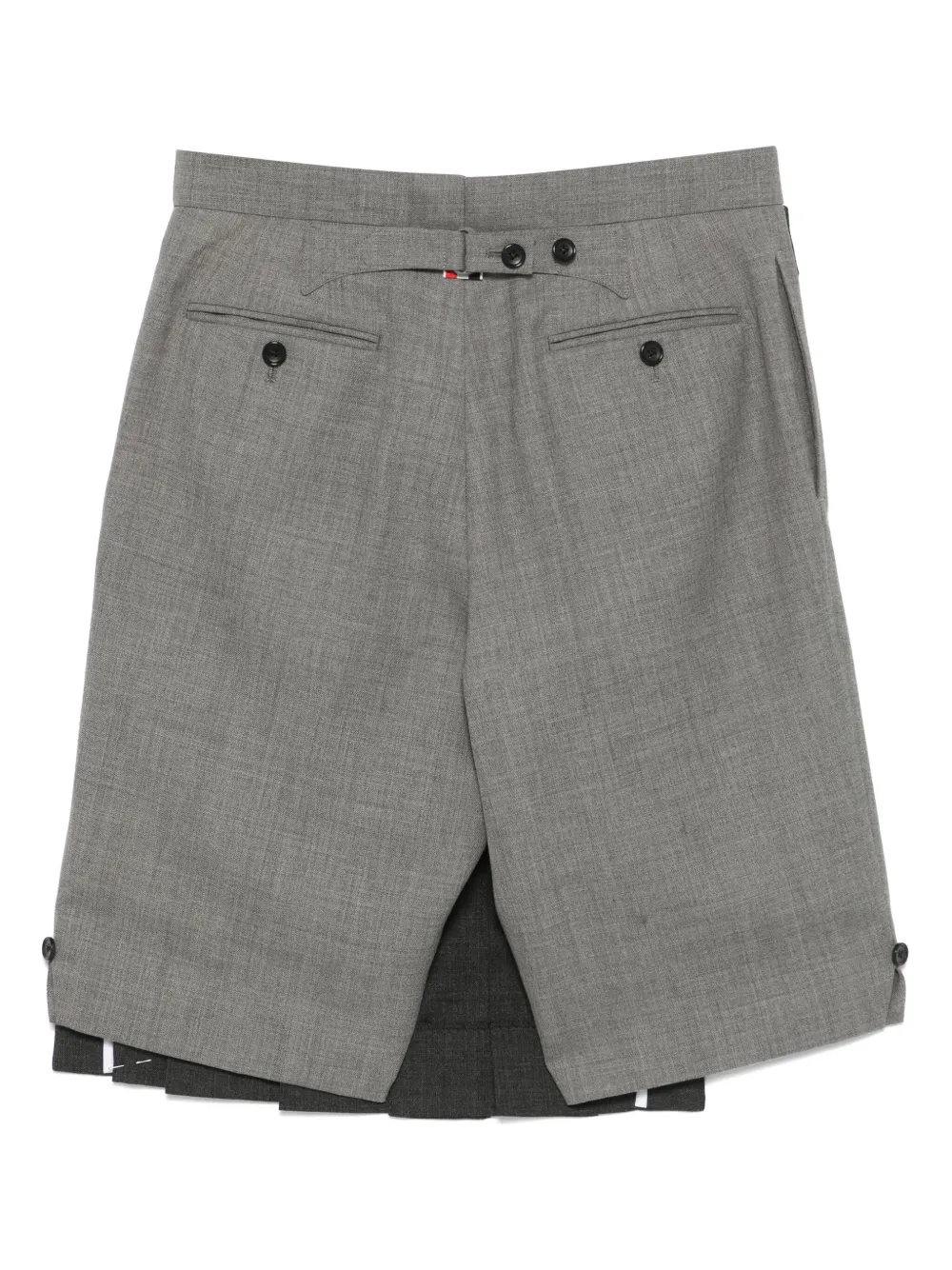Thom Browne Skort met verstelbaar bandje - Grijs