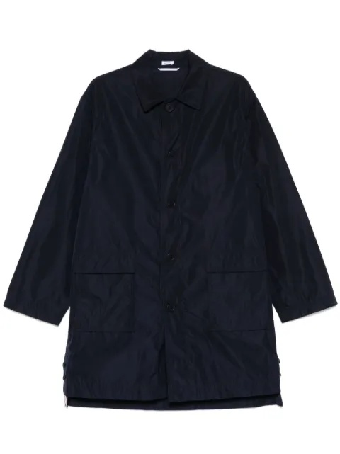 Thom Browne logo-print parka