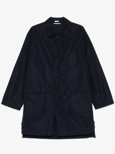 Thom Browne logo-print parka