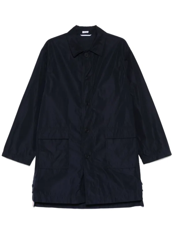 Thom Browne Memory Tech Packable Smock in Blue