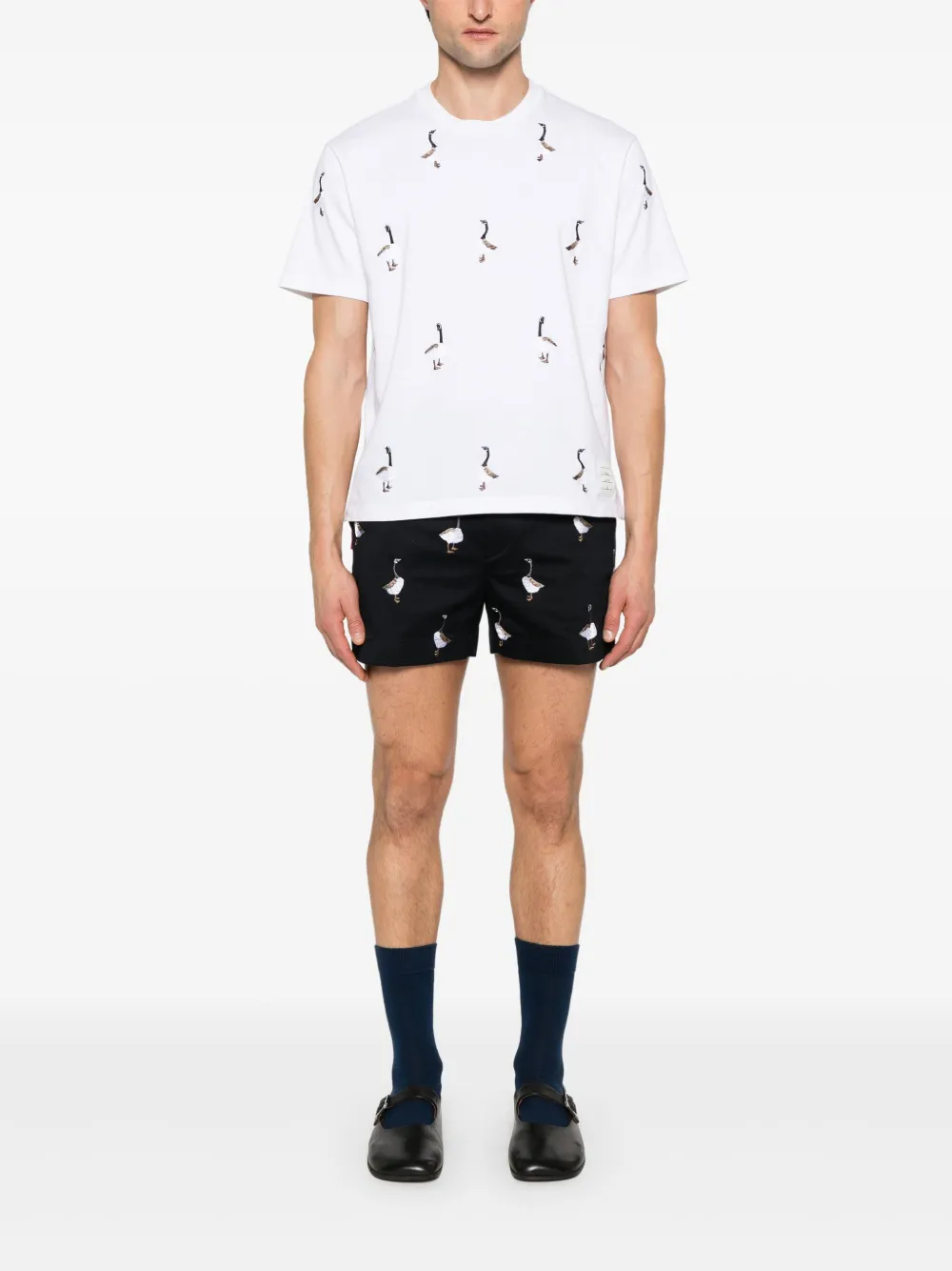 Thom Browne embroidered-motif T-shirt | T-Shirts | Image 2